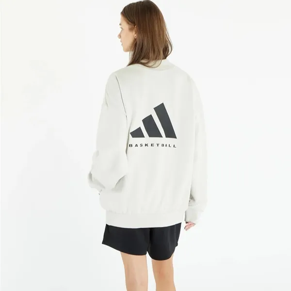 Adidas Crew Sweatshirt Sz M - Image 2