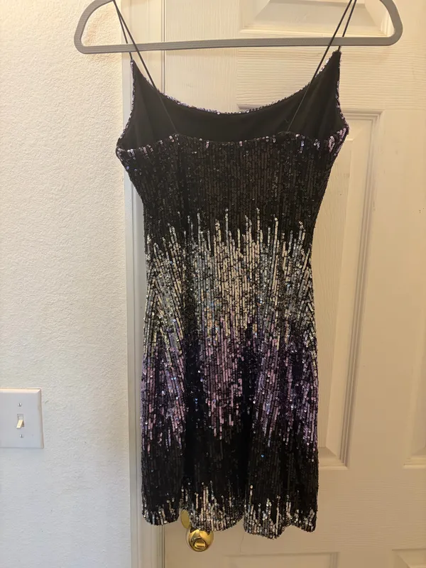 B. Darlin purple and black sequin dress - Image 2