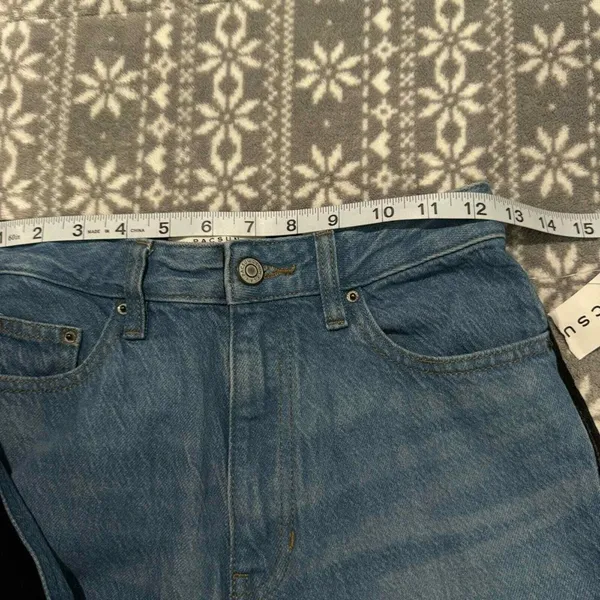 NWT Pacsun 90's Boyfriend Jeans Blue/Black Two‎ Tone Size 25 Preppy Edgy Grunge - Image 10