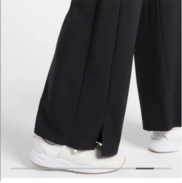 Athleta Cosmic Wide Leg Pants in Black Size 12 - Image 5