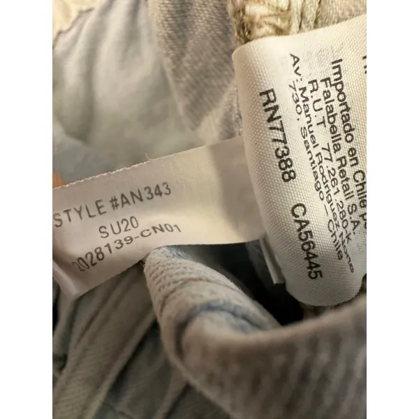 Madewell Paperbag Classic Straight Broomfield Wash Blue Jeans Womens 30‎ - Image 9