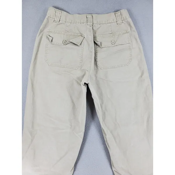 American Eagle Outfitters Cargo Khakis Womens Size 6 Beige‎ Cotton Pants - Image 5