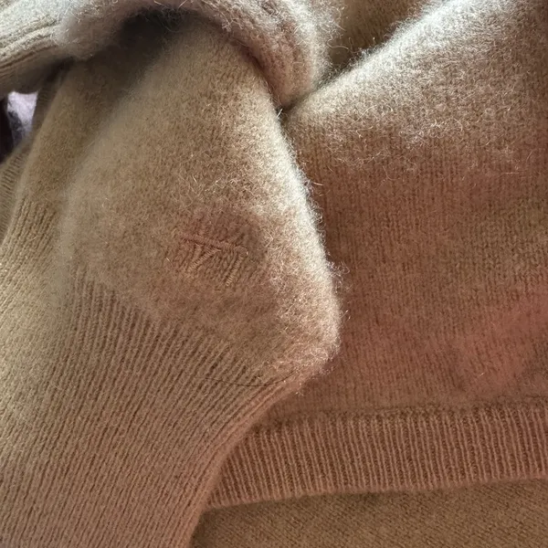 Naadam‎ cashmere crewneck sweater size small tan - Image 10
