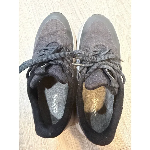 Allbirds Wool Runner Mizzles Black Merino Wool Sneakers Women's US 6.5 - Image 3
