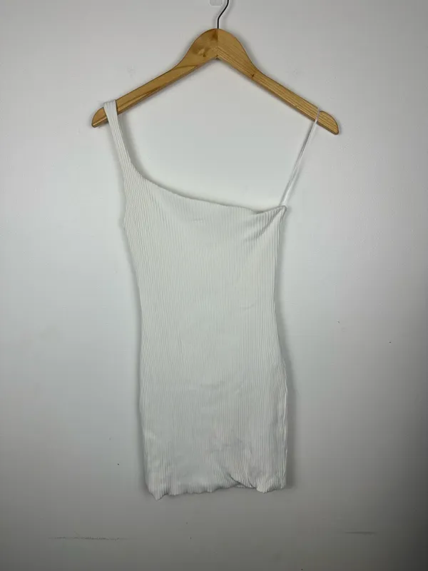 Gauge81 Erla One Shoulder Dress White Mini Cocktail Mini‎ Dress Women’s Sz S - Image 5