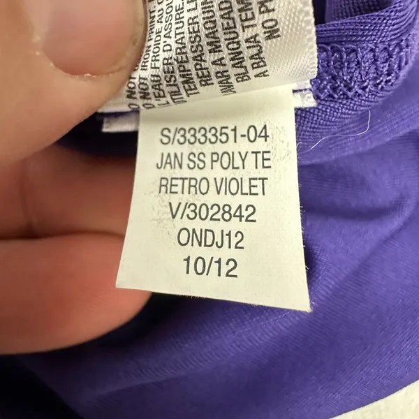 Old Navy Active Womens Short Sleeve Performance T-Shirt Retro Violet Size L - Image 5