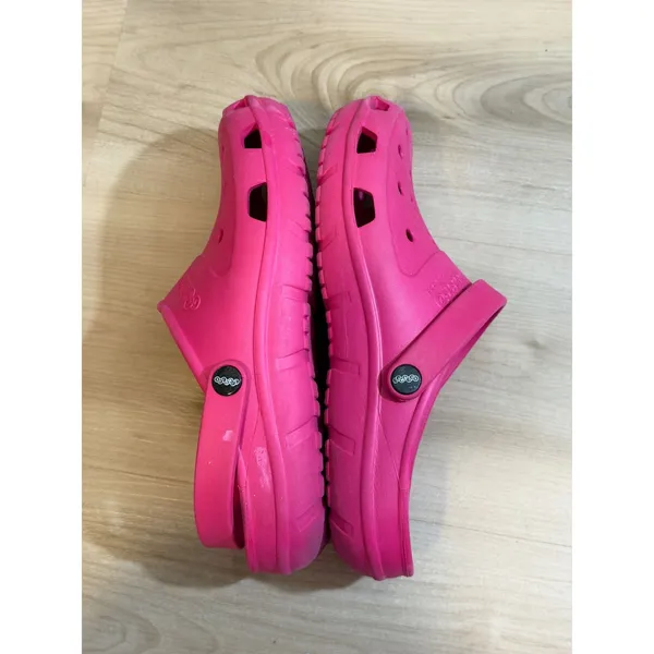 Jibbitz by Crocs Classic Clog Women W11 Pink Comfort‎ Lightweight Slip On Shoes - Image 7