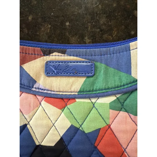 Vera Bradley Geometric Colorful Crossbody Purse Bag Handbag Quilted Y2K Vibes - Image 2