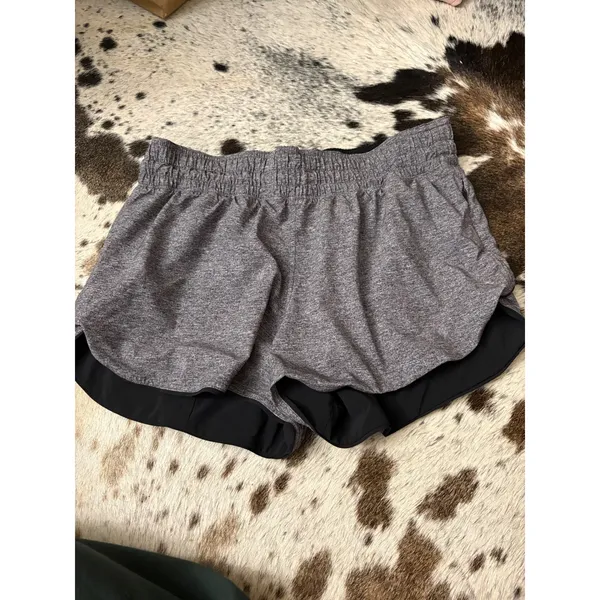 LULULEMON Choose A Side Short In Heather Lux Multi‎ Black / Black Size 10 - Image 4