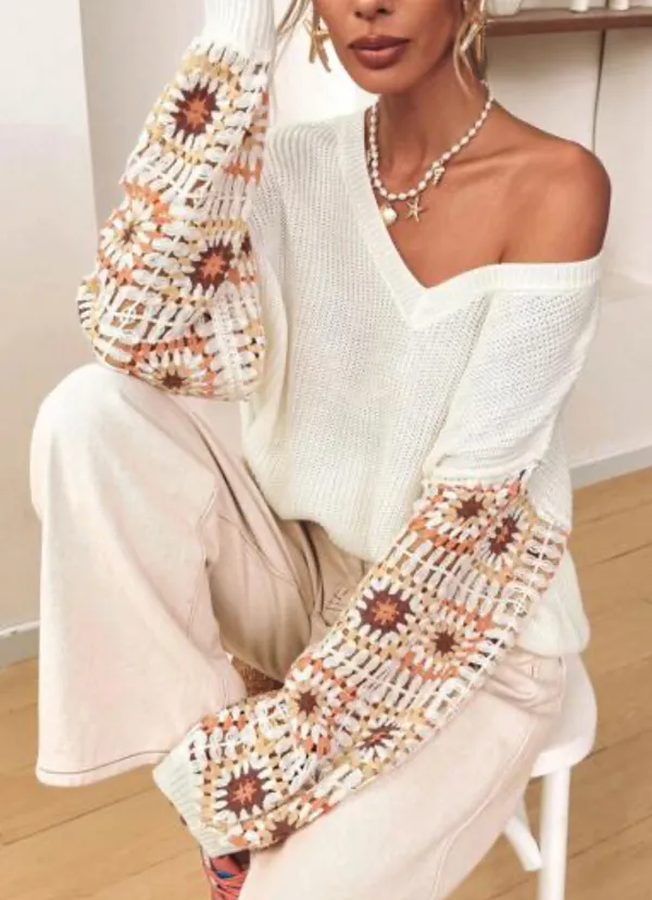 Shein Crochet Sweater - Image 7