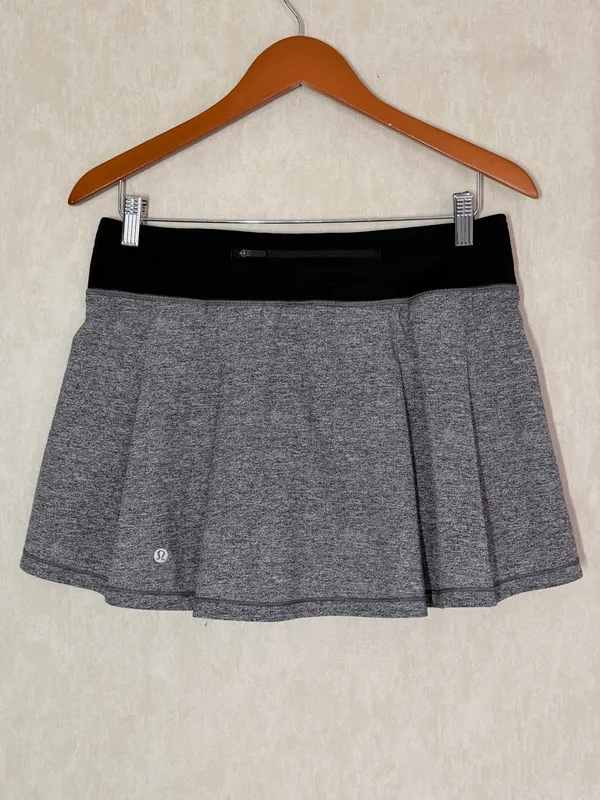 Lululemon Women’s Pace Rival Skirt No Panels 15" in Heather Lux Multi Black 8 - Image 6