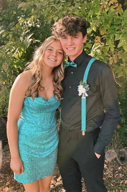 Homecoming Dress Blue Size 0 - Image 2
