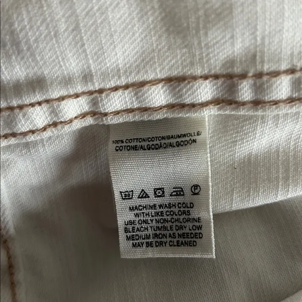 Free People Off-White Denim Jacket - Image 7