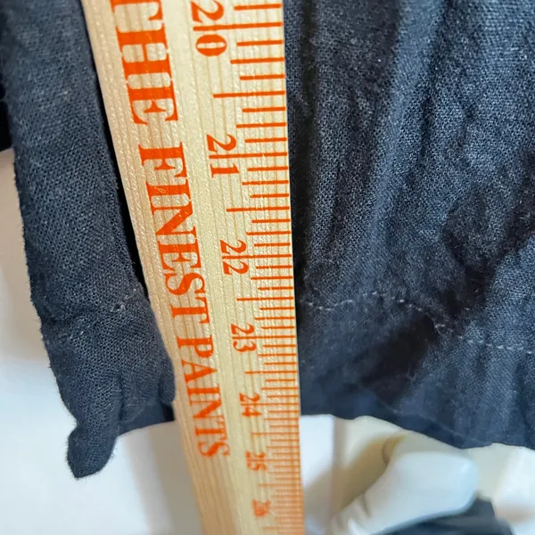 Gap Women's XL Mid-Rise Barrel Pants Black Minimalist Coastal Vacation‎ - Image 7