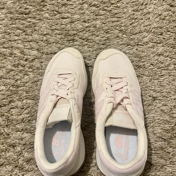 New Balance Pink and White Women's Sneakers - Image 5