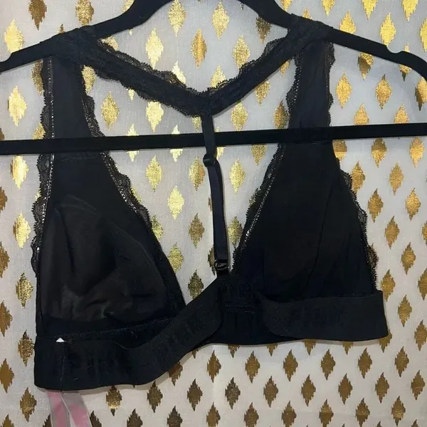 Victoria’s Secret PINK Bra black lace bralette size M - Image 6