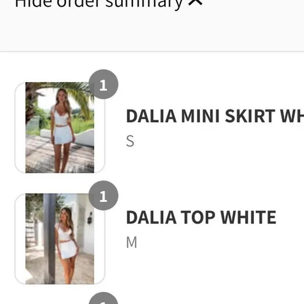 Outcast Clothing Dalia Crop Top Mini Skirt White Set - Image 8