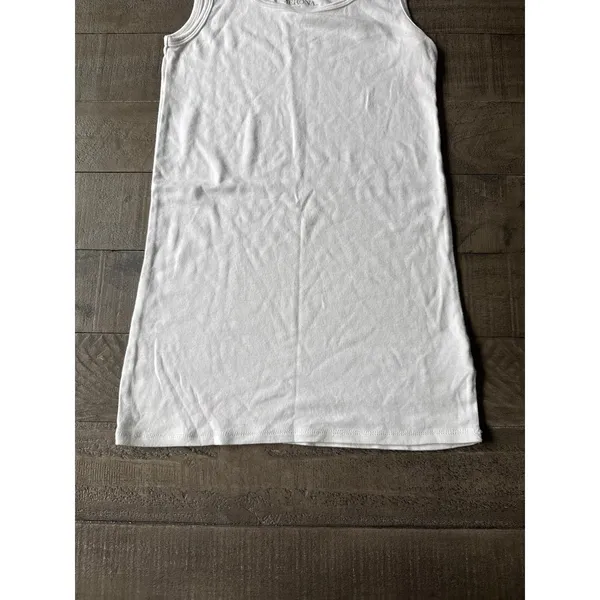 Merona Women's White Tank Top Size Medium‎ - Image 3