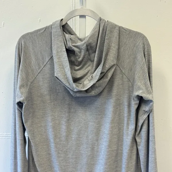 Kyodan Womens Gray Space Dye Activewear Hoodie Pullover Thumbholes Small - Image 6