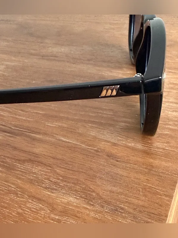 Le Specs Black Bandwagon Sunglasses - Image 6