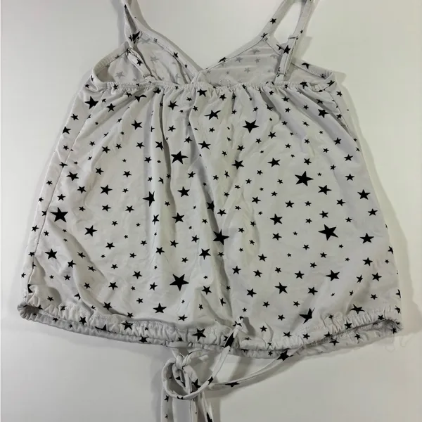 Starry White Tank Top Size M - Image 6