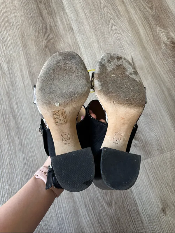Tory Burch Kira Snakeskin Suede slingback S 8.5 - Image 14