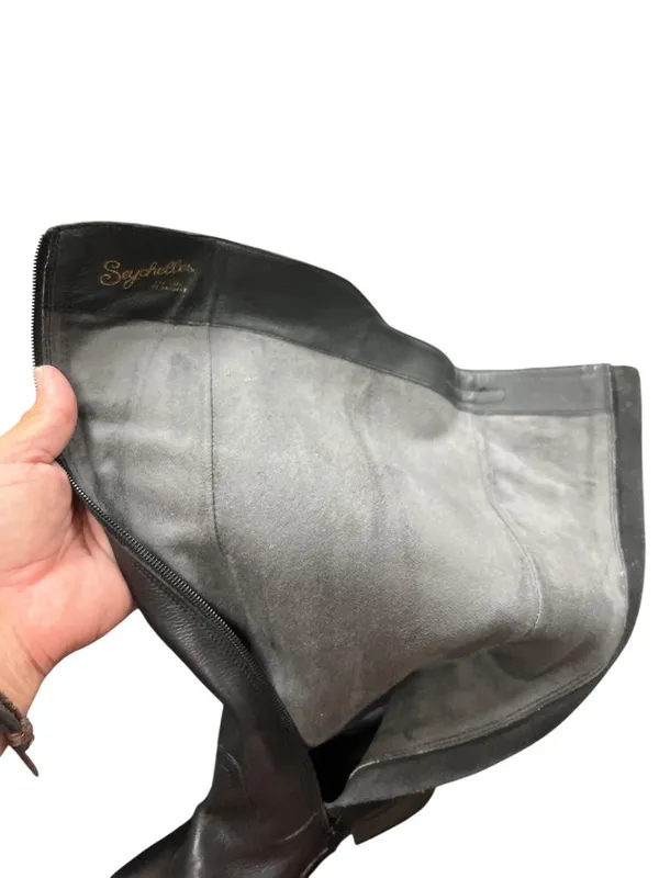 Seychelles wms black leather below knee equestrian riding boots sz 6 SKU 10-676 - Image 16