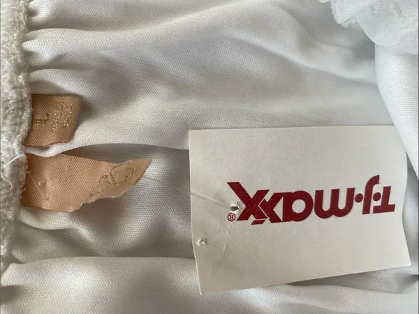 T.J.Maxx White Textured Long-Sleeve Mini Dress - Image 3