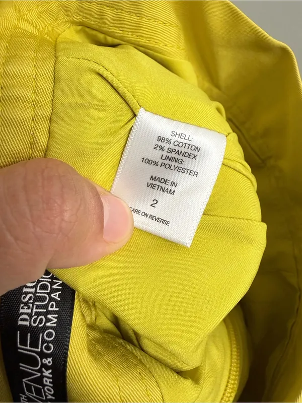 New. 7th avenue New York & company mustard yellow skirt size 2 - Image 6