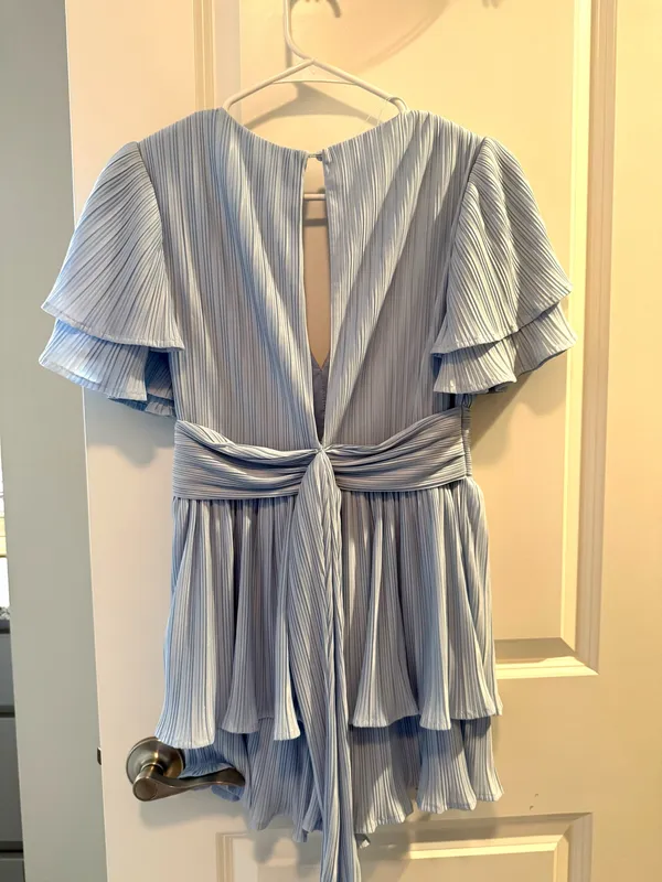 Lena Boutique Romper Blue - Image 4