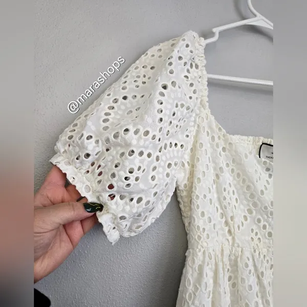 Tuckernuck White Eyelet Abigail Dress - Image 5