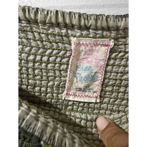 FP MART Vintage Y2K The Originals Tie-Dyed Mini Skirt Sz S Free People Green W - Image 6