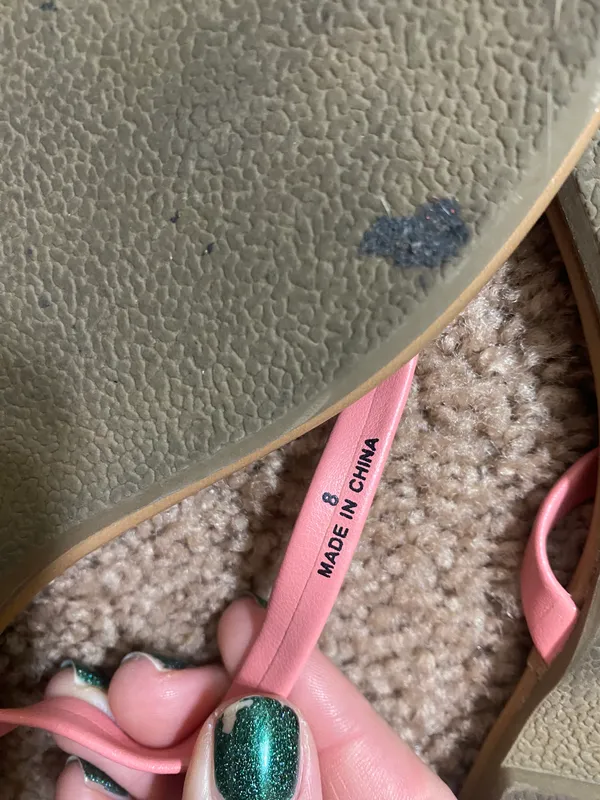Flip Flops Pink Size 8 - Image 3