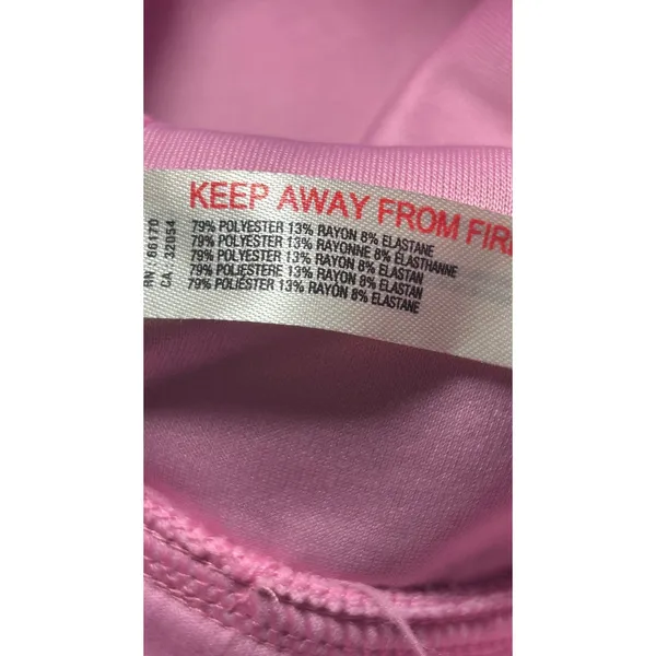 FP Movement Cropped Hoodie Relaxed Fit Large Pink‎ Logo Embroidered Activewear - Image 6