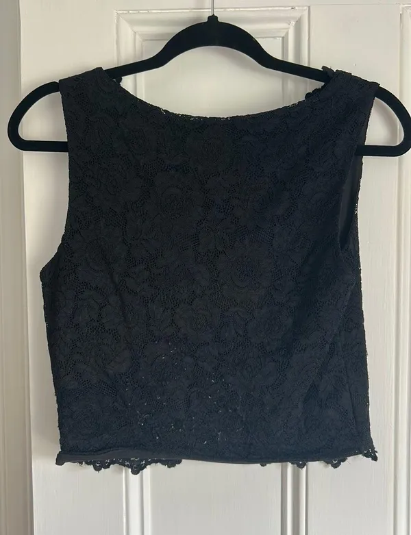 Reoria Lace Amazon Top Black Size L - Image 2