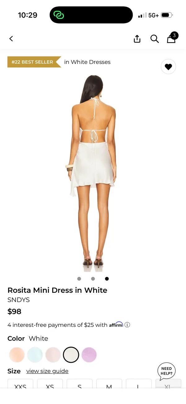 White Dress Revolve - Image 2
