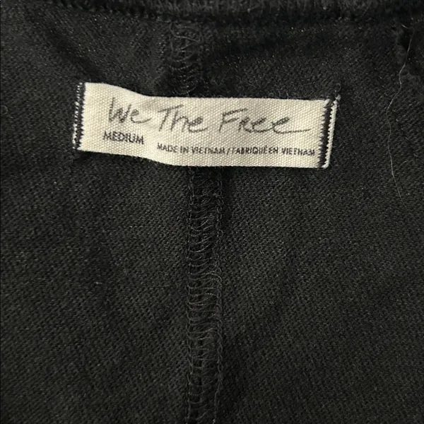 Free People Joni tee black size M - Image 3