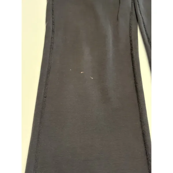 Nike Women Dri-FIT Yoga Pants | Wide Leg Black Athletic Lounge | Medium - Image 3