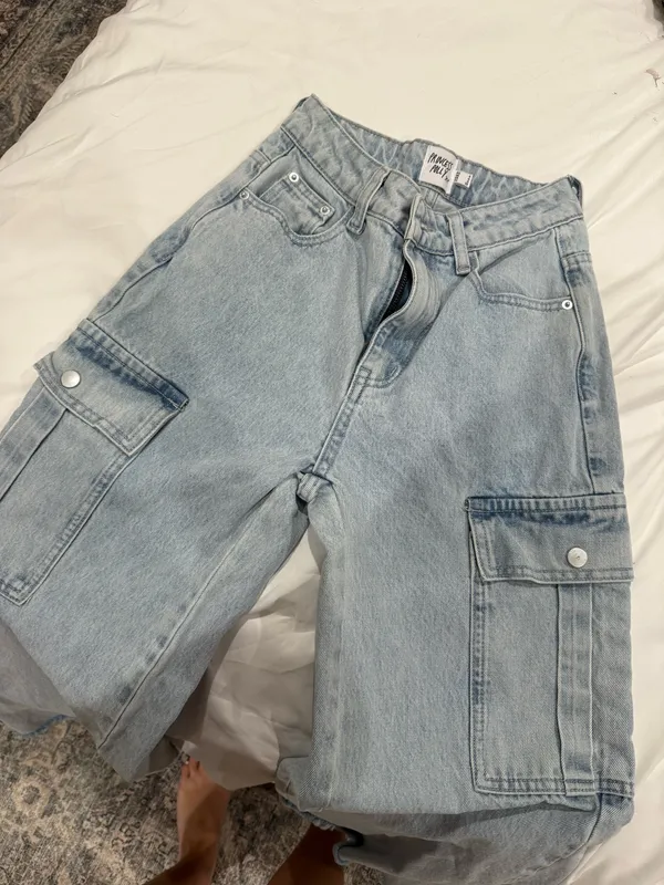 Princess Polly Cargo Jeans - Image 4
