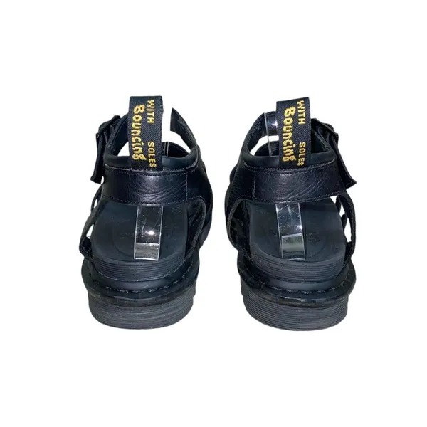 Dr. Martens Blaire Brando Black Leather Platform Strappy Chunky Sandals Size 7 - Image 6