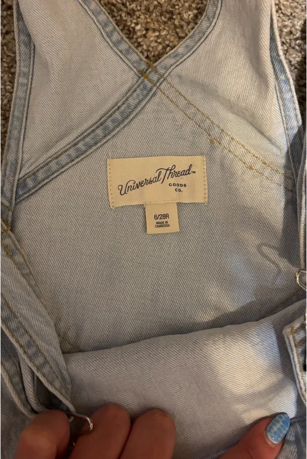 Universal Threads Denim Overalls Blue - Image 3