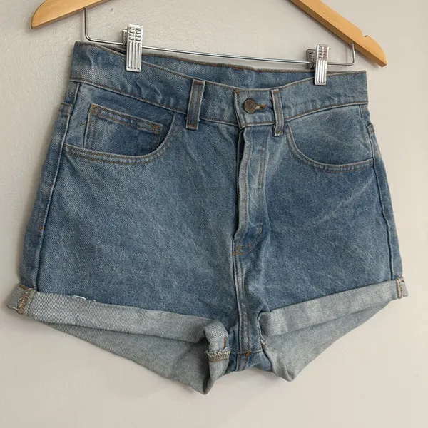 Brandy Melville MOVING SALE John Galt High Waisted Denim Shorts - Image 2
