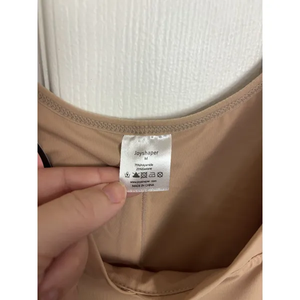 NWT JoyShaper Beige Open Bust Shapewear Lace Slip Dress Medium - Image 5