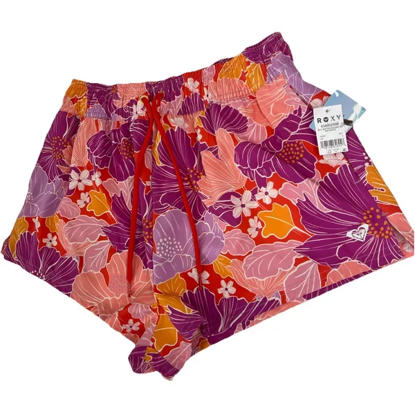 Roxy Bell Bottom Blooms No Bad Waves‎ Board Shorts Womens Small Floral NWT - Image 5