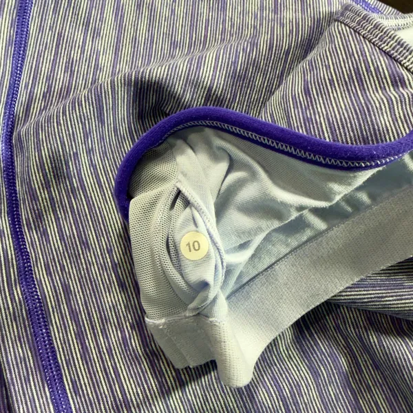 Women’s Lululemon Power Y Tank Heather Purple Size 10 - Image 5
