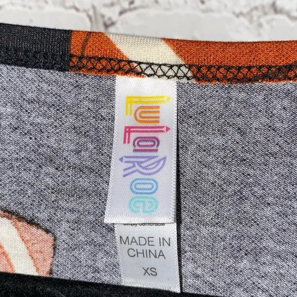 NWT Lularoe Irma XS Football Print Tunic High Low‎ Buttery Soft - Image 3