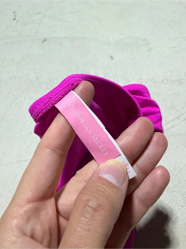 Victoria’s secret Women's Pink Bikini Bottom swim small - Image 4