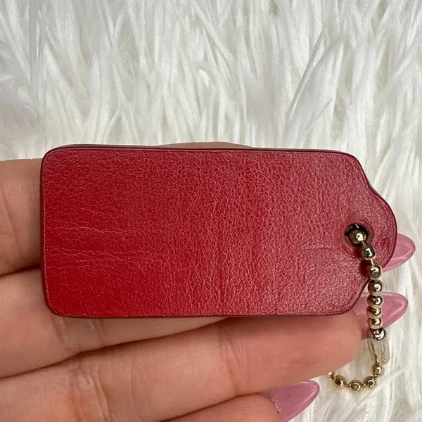 1.5" COACH Fob Bag Charm Hang tag Hangtag - Image 2