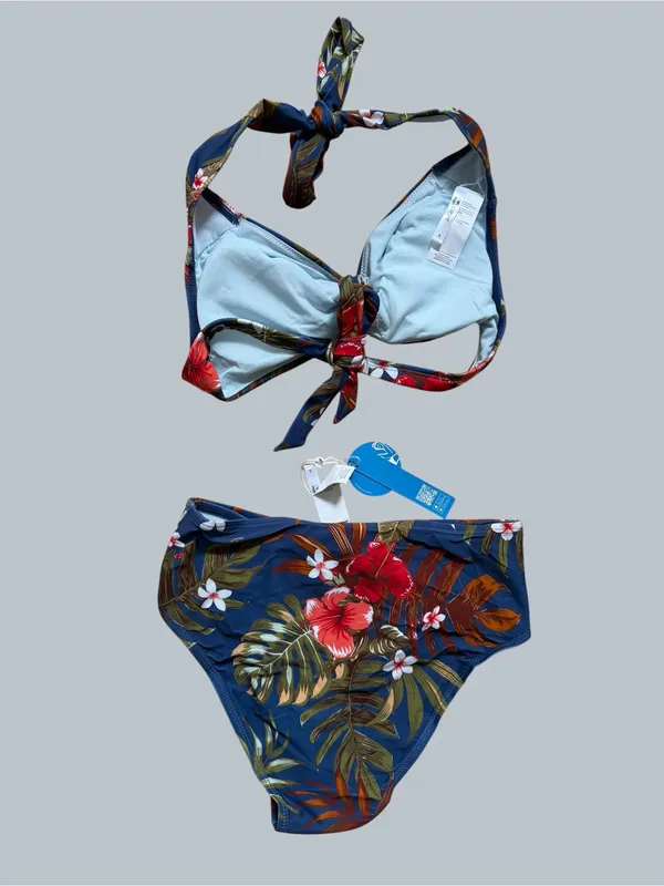 Cupshe NEW Women's Two Piece Floral Bikini Swimsuit Size S #260352 - Image 4