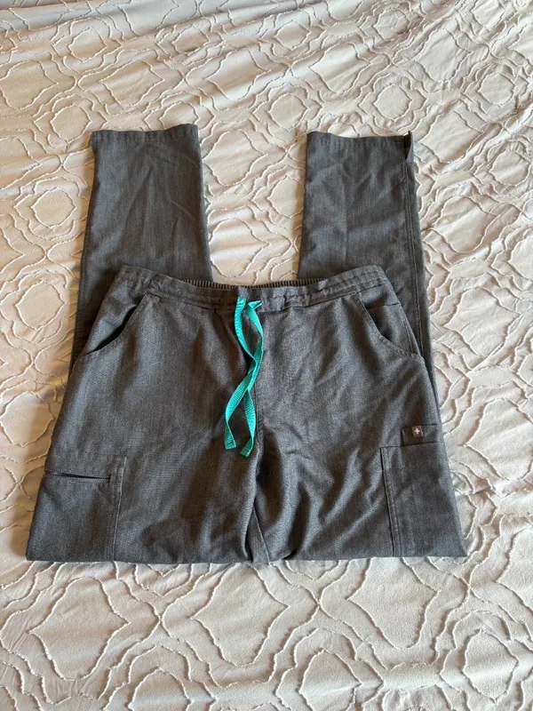 Figs Yola Skinny Scrub Pants - Graphite (Original) - Image 2